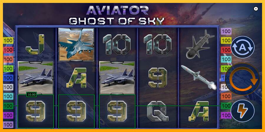 Aviator: Ghost of Sky mesin permainan untuk uang, gambar 3