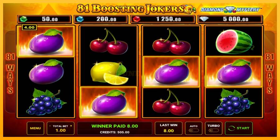 Diamond Mystery - 81 Boosting Jokers mesin permainan untuk uang, gambar 2