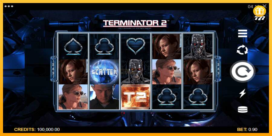 Terminator 2 mesin permainan untuk uang, gambar 1