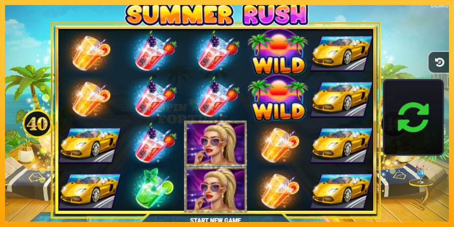 Summer Rush mesin permainan untuk uang, gambar 3