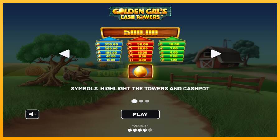 Golden Gal’s Cash Tower mesin permainan untuk uang, gambar 1