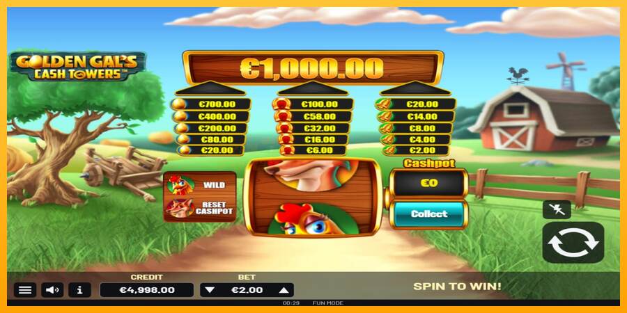 Golden Gal’s Cash Tower mesin permainan untuk uang, gambar 2