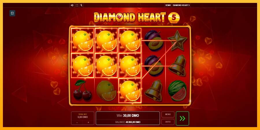 Diamond Heart 5 mesin permainan untuk uang, gambar 3