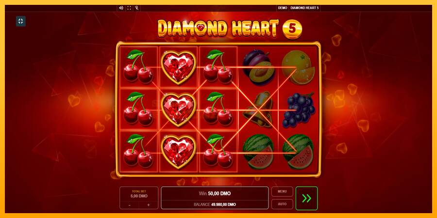 Diamond Heart 5 mesin permainan untuk uang, gambar 4