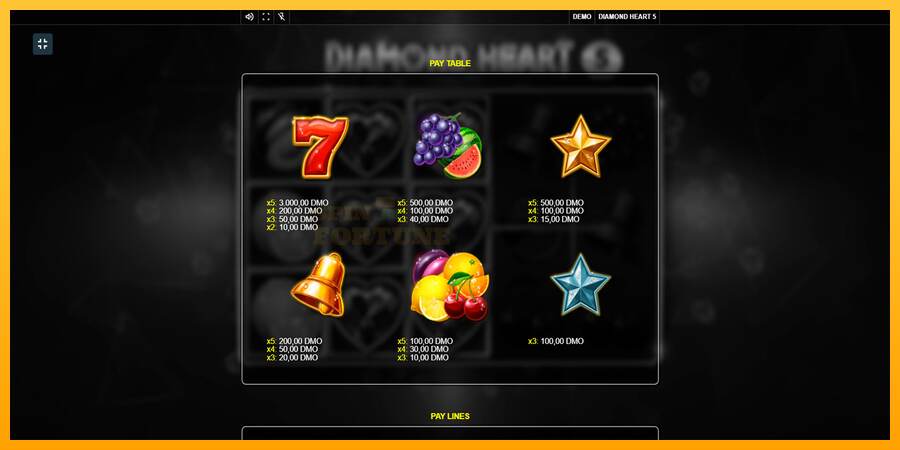 Diamond Heart 5 mesin permainan untuk uang, gambar 6