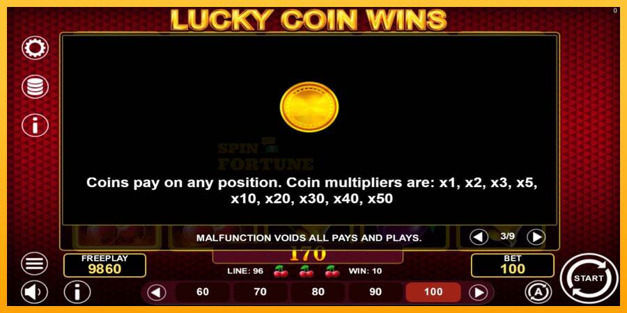 Lucky Coin Wins mesin permainan untuk uang, gambar 6