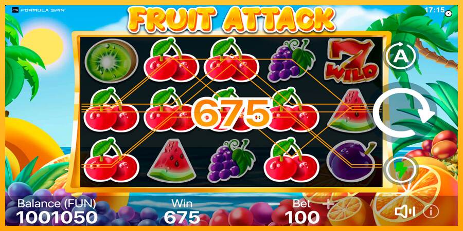 Fruit Attack mesin permainan untuk uang, gambar 3