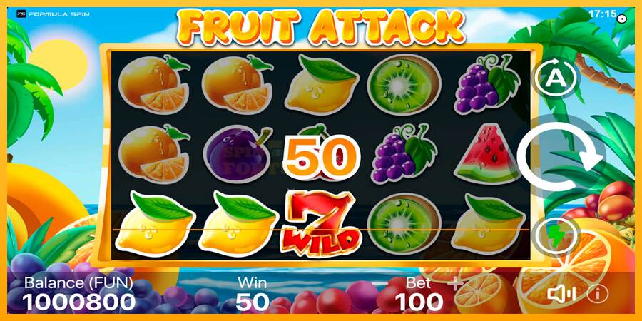 Fruit Attack mesin permainan untuk uang, gambar 4