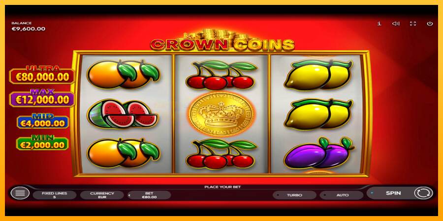 Crown Coins mesin permainan untuk uang, gambar 2