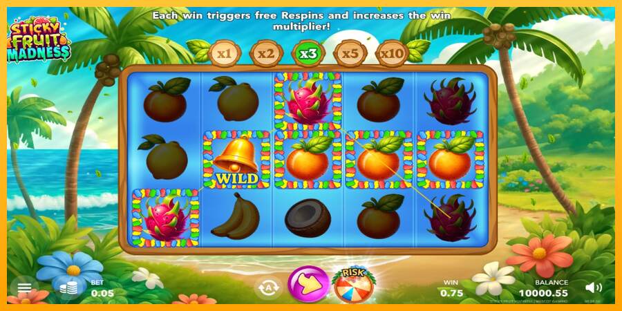 Sticky Fruit Madness mesin permainan untuk uang, gambar 3