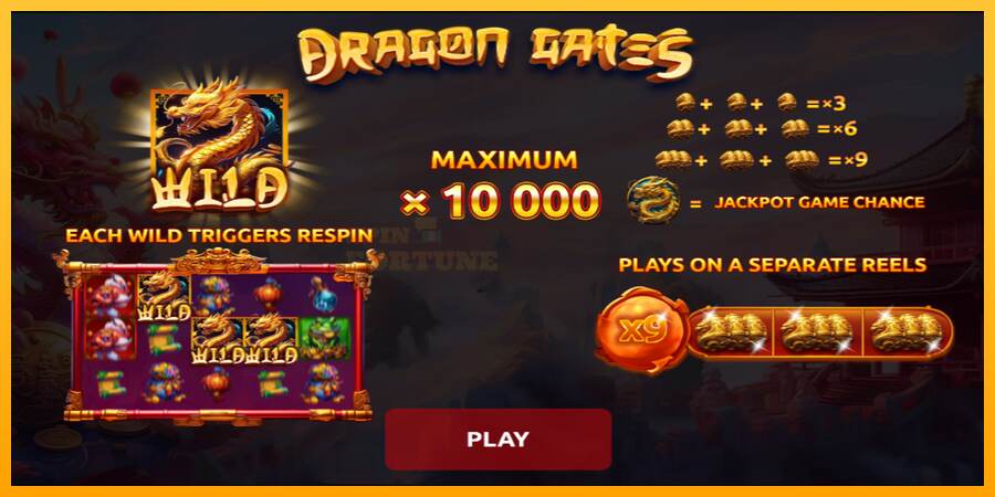 Dragon Gates mesin permainan untuk uang, gambar 1