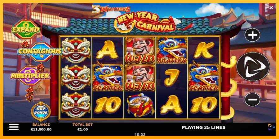 3 Wonders New Year Carnival mesin permainan untuk uang, gambar 2