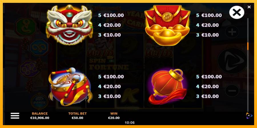 3 Wonders New Year Carnival mesin permainan untuk uang, gambar 6