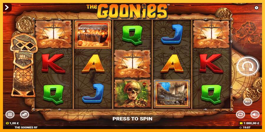 The Goonies Deluxe Rapid Fire Jackpots mesin permainan untuk uang, gambar 2