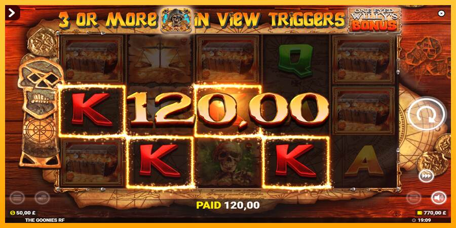 The Goonies Deluxe Rapid Fire Jackpots mesin permainan untuk uang, gambar 4