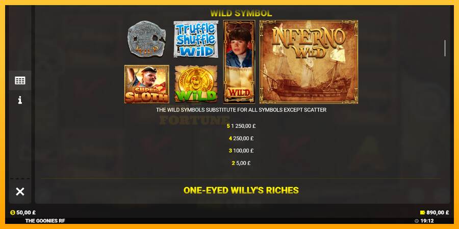 The Goonies Deluxe Rapid Fire Jackpots mesin permainan untuk uang, gambar 6