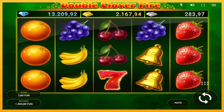 Double Clover Fire mesin permainan untuk uang, gambar 1