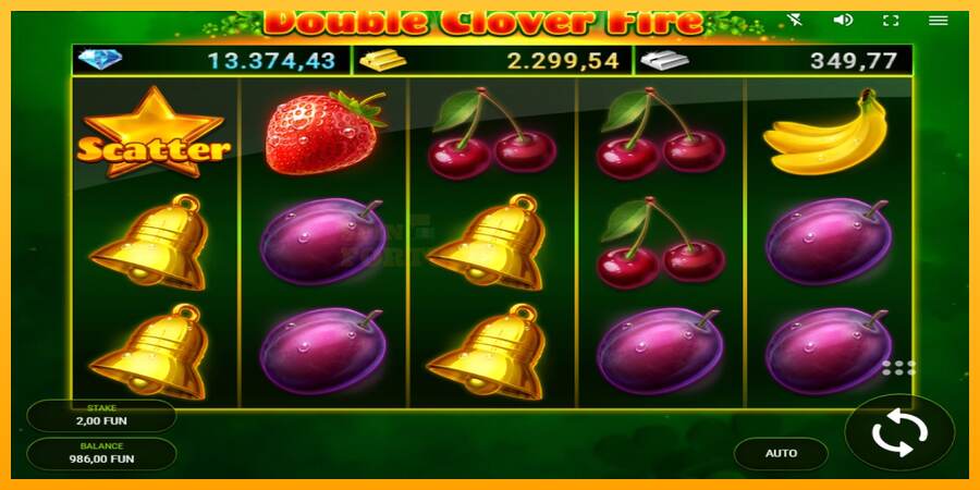 Double Clover Fire mesin permainan untuk uang, gambar 2