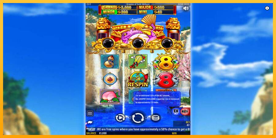 Dreams of Gold Jackpot mesin permainan untuk uang, gambar 2