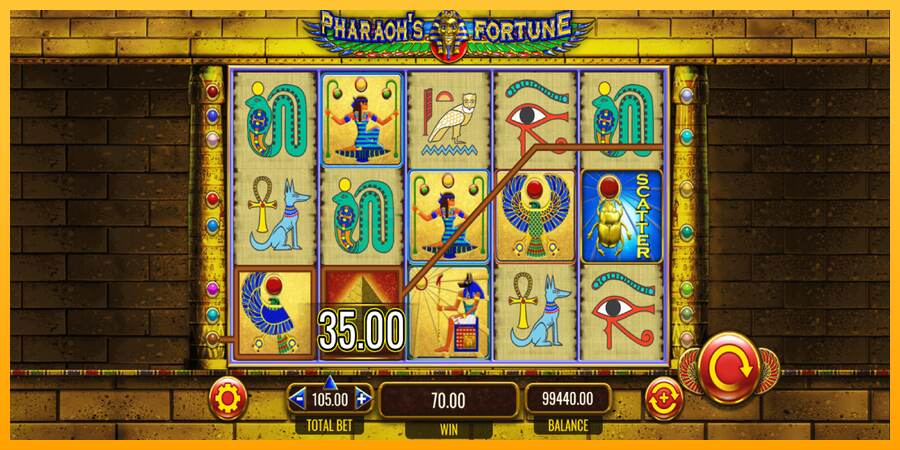 Pharaohs Fortune mesin permainan untuk uang, gambar 3