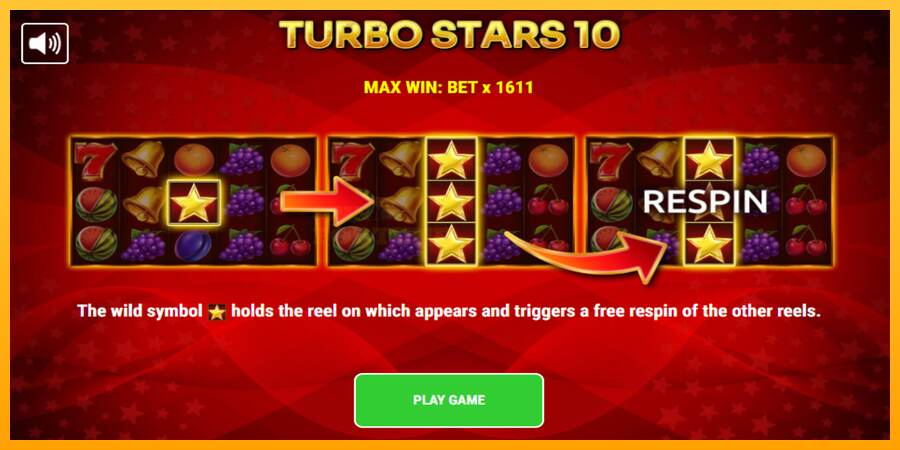 Turbo Stars 10 mesin permainan untuk uang, gambar 1