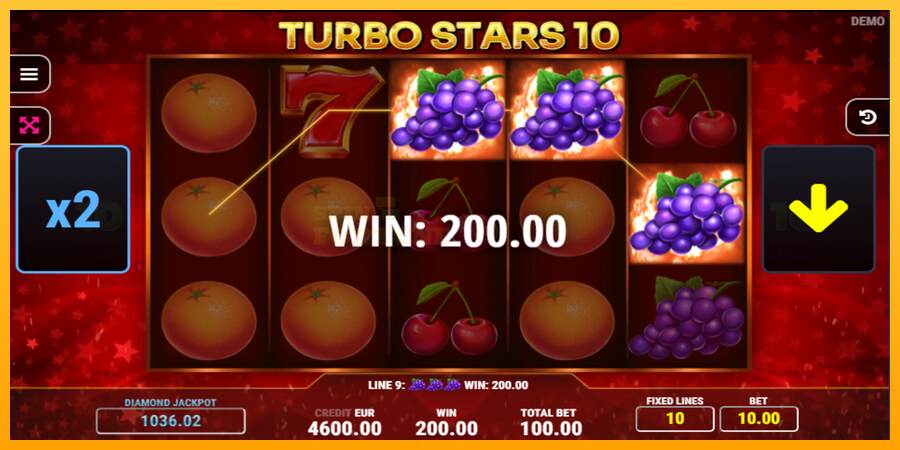 Turbo Stars 10 mesin permainan untuk uang, gambar 3