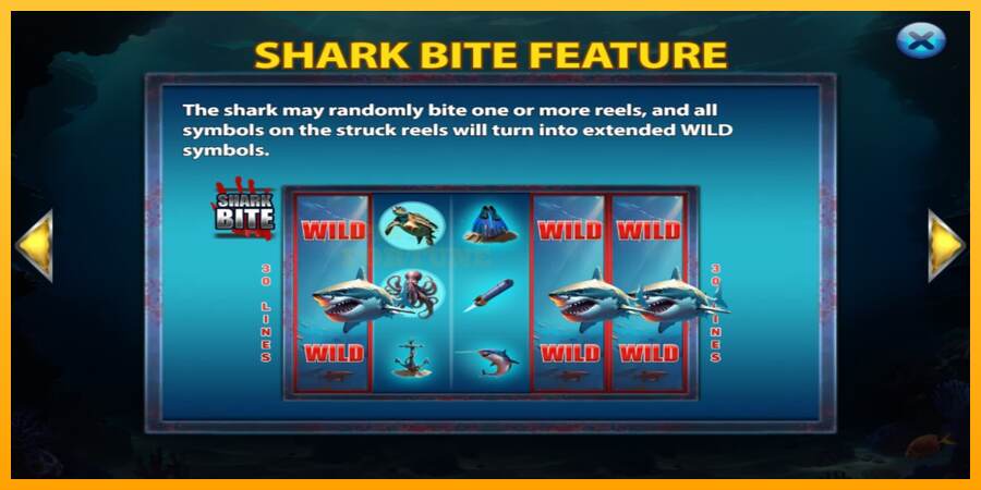 Shark Bite mesin permainan untuk uang, gambar 5