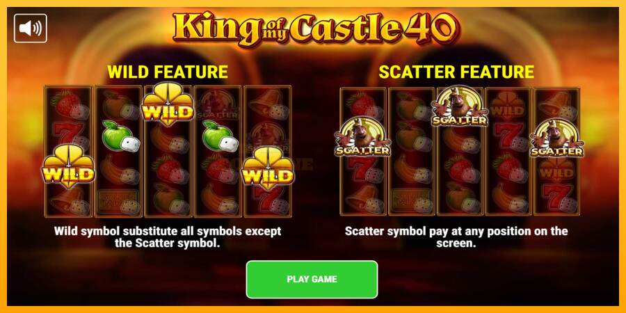 King of My Castle 40 mesin permainan untuk uang, gambar 1