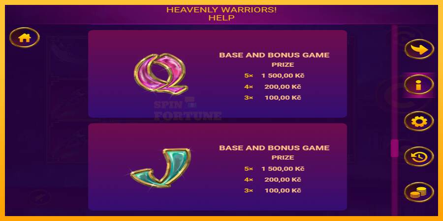 Heavenly Warriors mesin permainan untuk uang, gambar 5