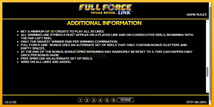 Full Force Vegas Revue mesin permainan untuk uang, gambar 4