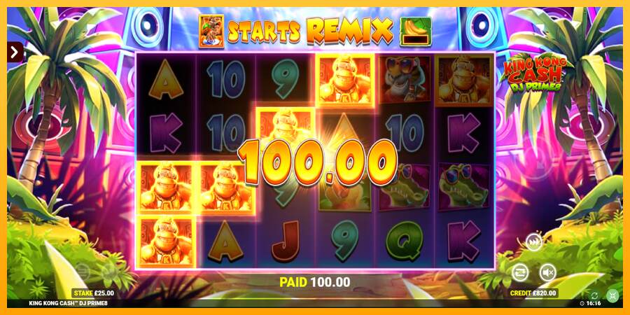 King Kong Cash DJ Prime8 Rapid Fire Jackpots mesin permainan untuk uang, gambar 4