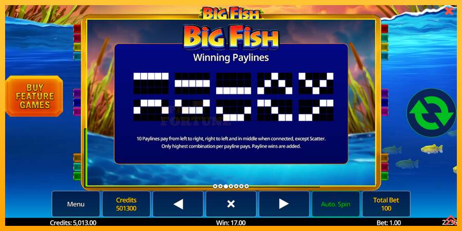 Big Fish mesin permainan untuk uang, gambar 6