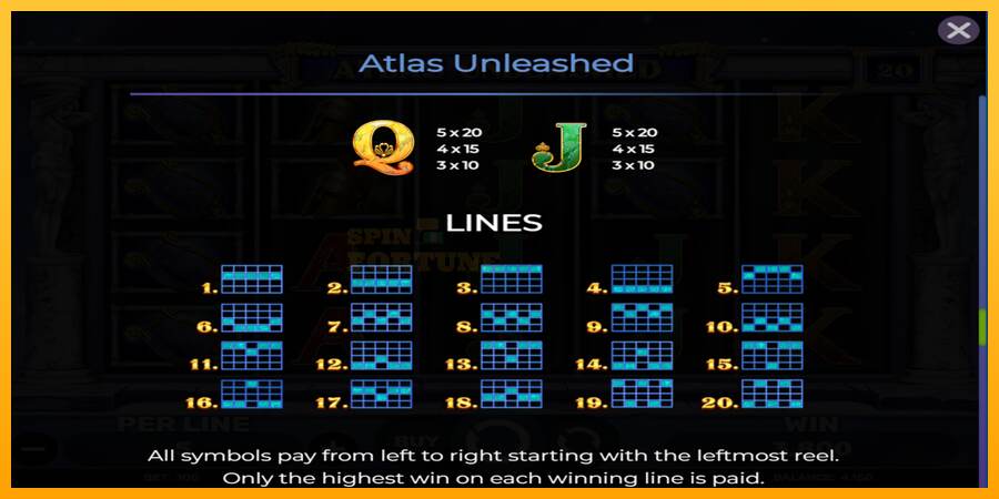 Atlas Unleashed mesin permainan untuk uang, gambar 7