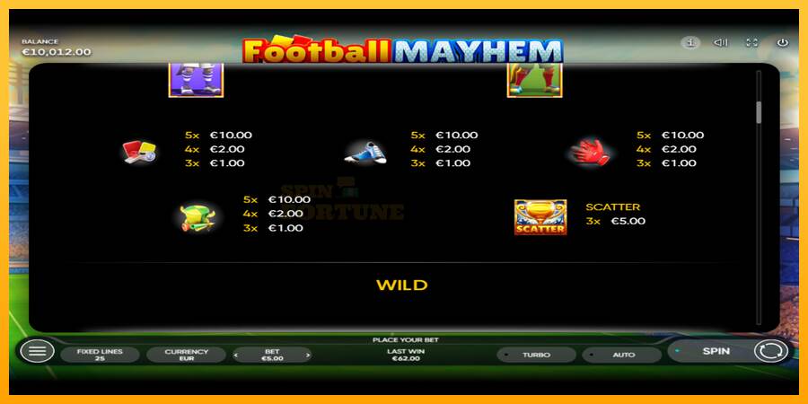 Football Mayhem mesin permainan untuk uang, gambar 6