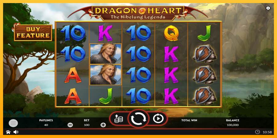 Dragon Heart mesin permainan untuk uang, gambar 2