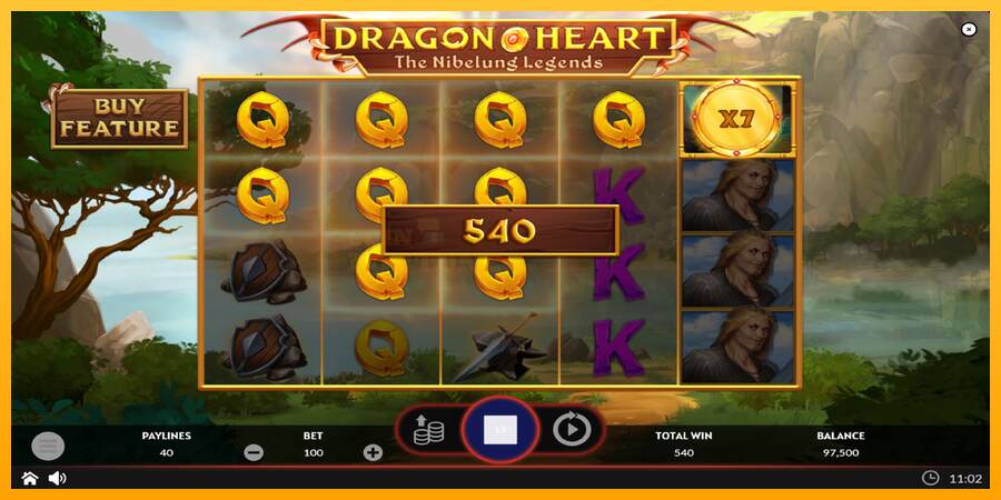 Dragon Heart mesin permainan untuk uang, gambar 3