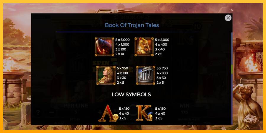 Book of Trojan Tales mesin permainan untuk uang, gambar 6