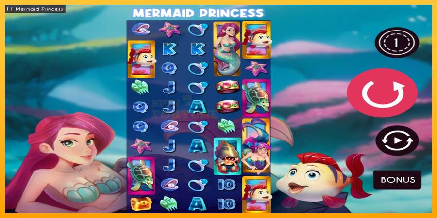 Mermaid Princess mesin permainan untuk uang, gambar 1