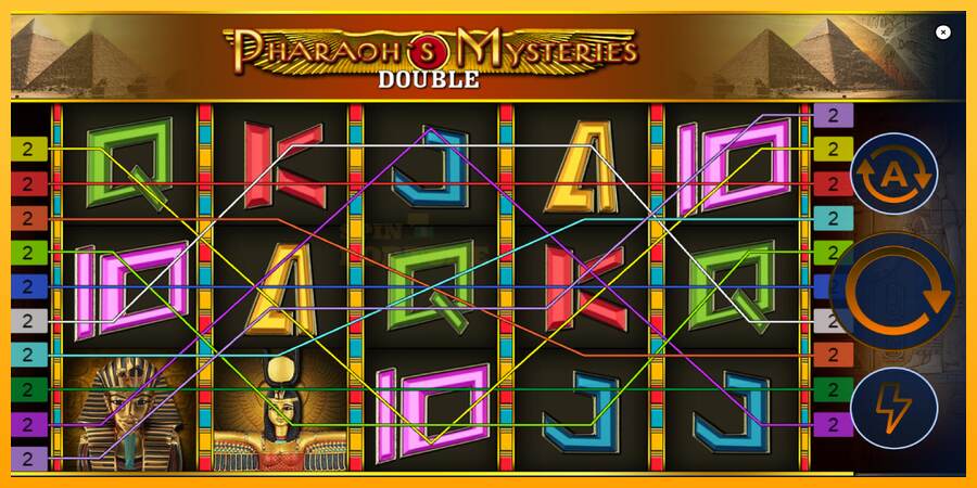 Pharaons Mysteries Double mesin permainan untuk uang, gambar 2