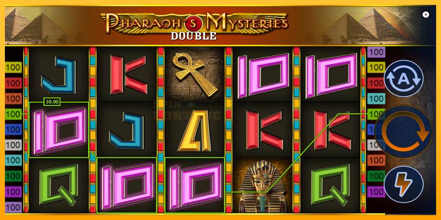 Pharaons Mysteries Double mesin permainan untuk uang, gambar 3