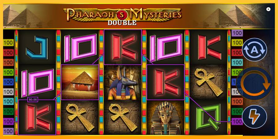 Pharaons Mysteries Double mesin permainan untuk uang, gambar 4