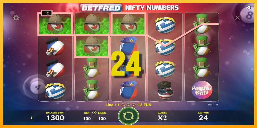 Betfred Nifty Numbers mesin permainan untuk uang, gambar 2