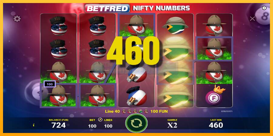 Betfred Nifty Numbers mesin permainan untuk uang, gambar 3