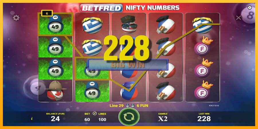 Betfred Nifty Numbers mesin permainan untuk uang, gambar 4