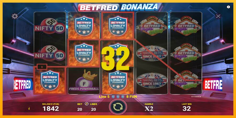 Betfred Bonanza mesin permainan untuk uang, gambar 4