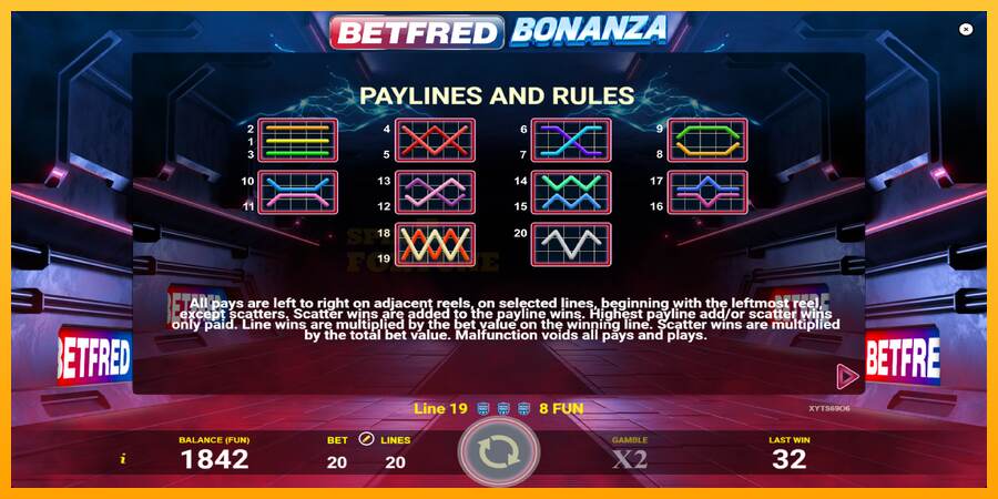 Betfred Bonanza mesin permainan untuk uang, gambar 7