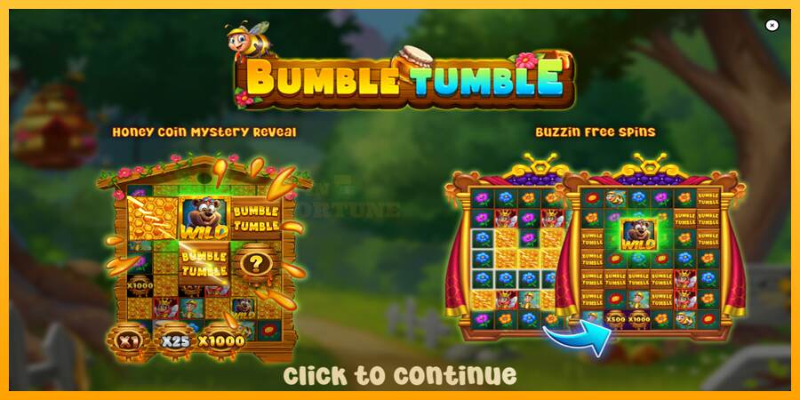 Bumble Tumble mesin permainan untuk uang, gambar 1