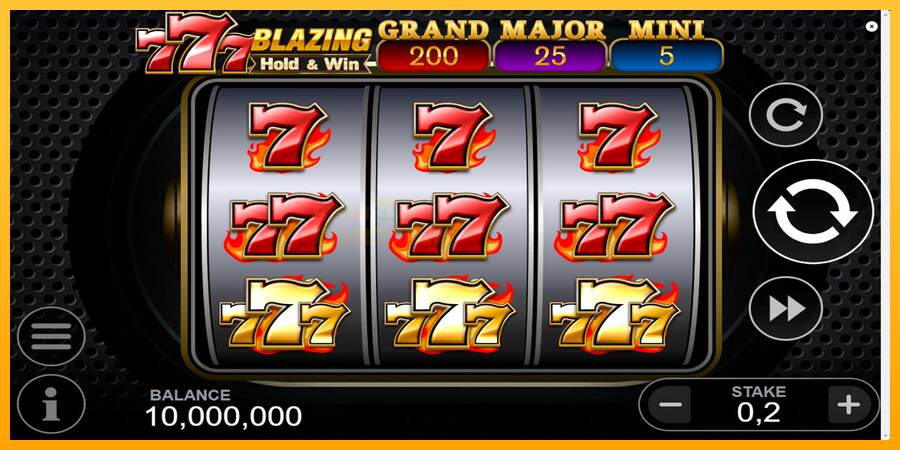 777 Blazing Hold & Win mesin permainan untuk uang, gambar 1