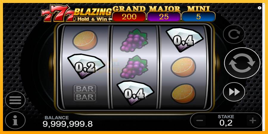 777 Blazing Hold & Win mesin permainan untuk uang, gambar 4