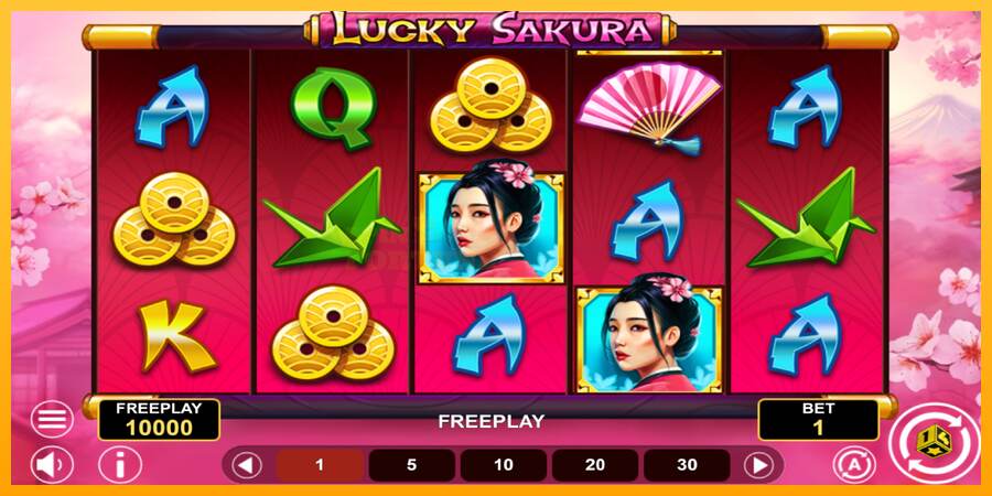 Lucky Sakura Win Spins mesin permainan untuk uang, gambar 2